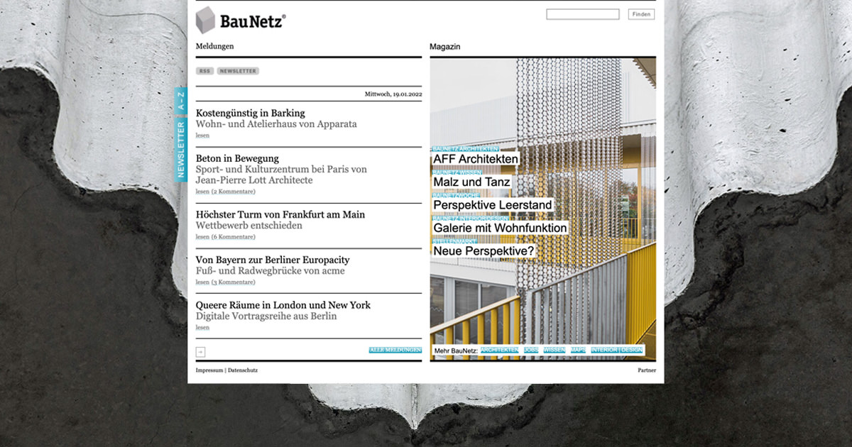 BauNetz-Stellenangebot: LUDES Architekten